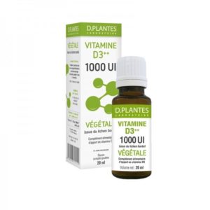 Vitamine D3 1000 UI végétale - D.Plantes