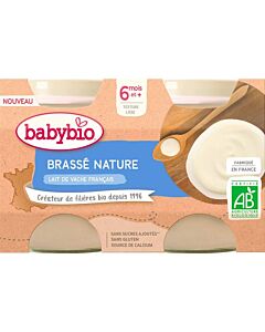 Brassé nature au lait de vache bio - Babybio