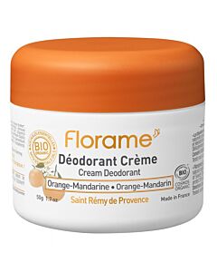 Déodorant crème Orange Mandarine bio - Florame