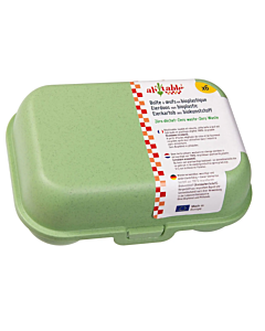Boîte à 6 oeufs bioplastique vert